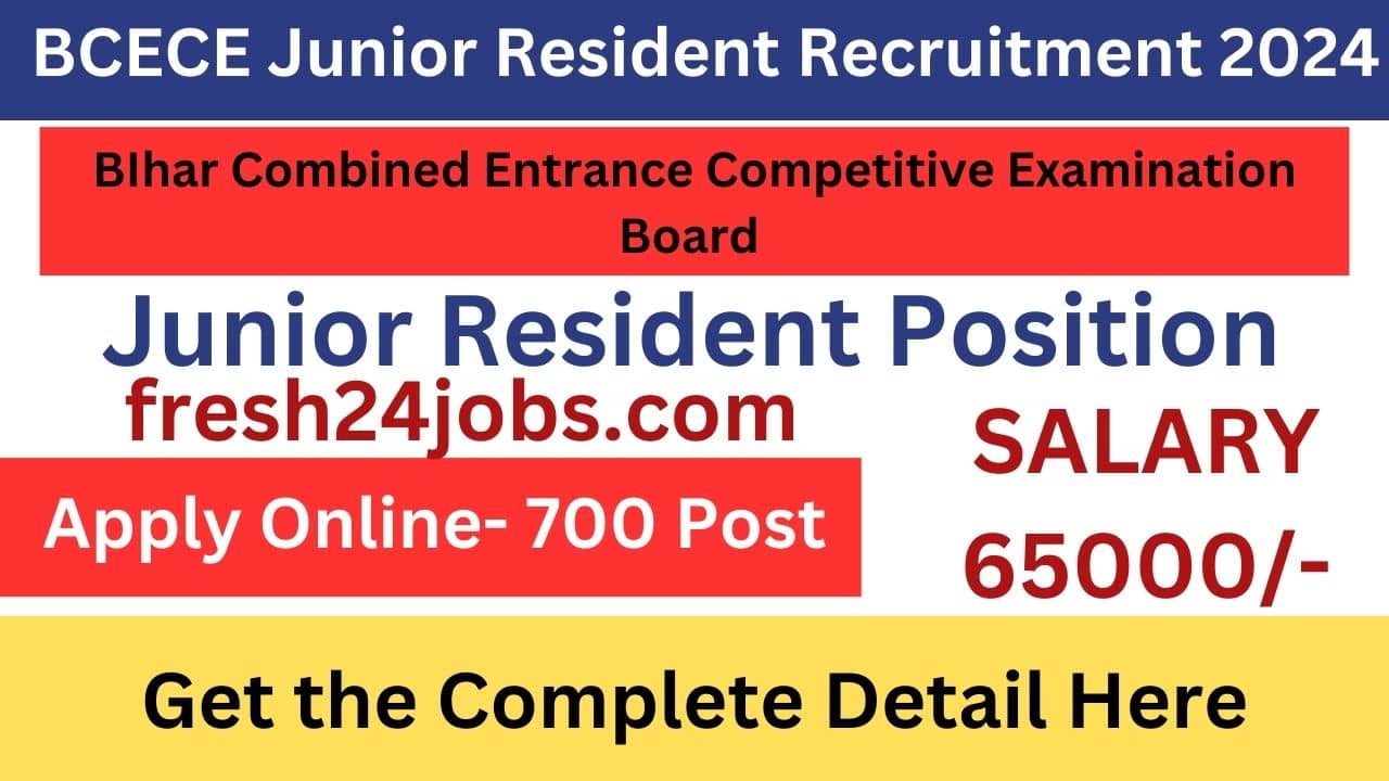 JUNIOR RESIDENT RECRUITMENT