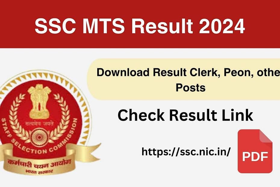 SSC MTS Result 2024