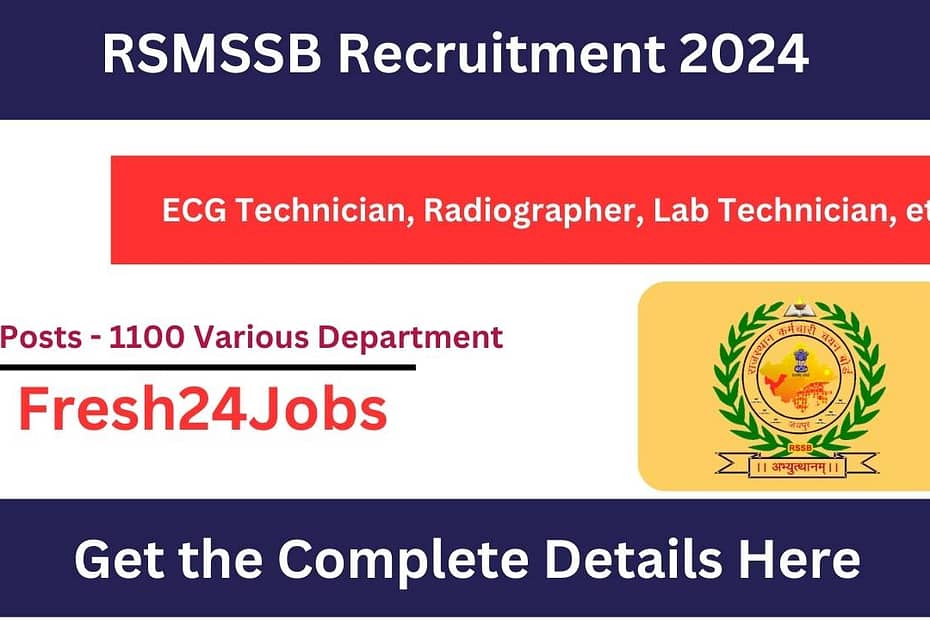 RSMSSB Recruitment 2024